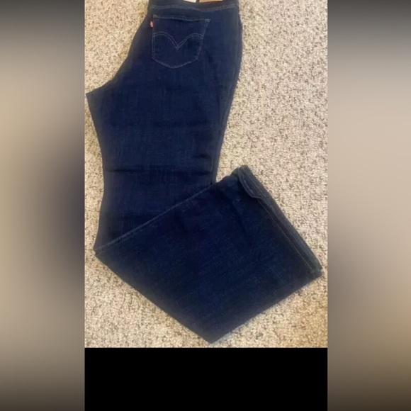 Levi's Women's Classic Bootcut Mid Rise Jeans Sz 22W Dark Blue NEW - Picture 4 of 11